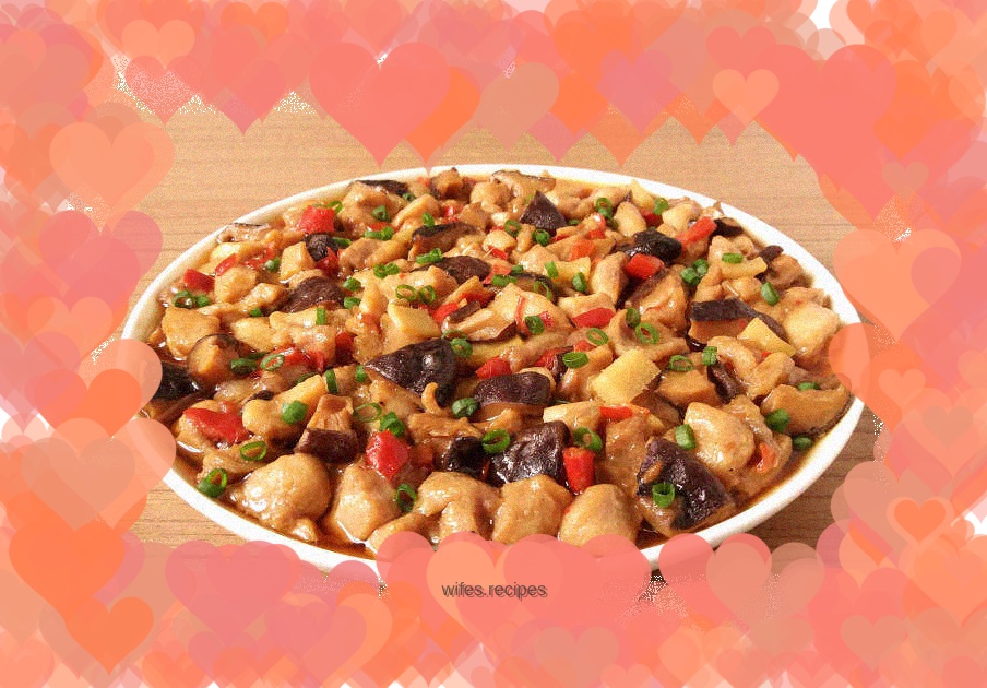 Steamed Chicken with Mushrooms