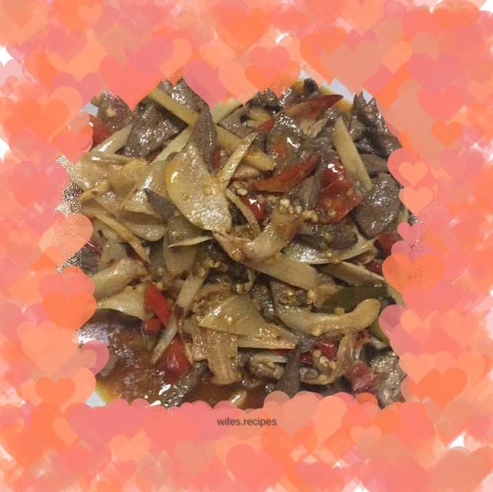 Pork liver with pickled pepper