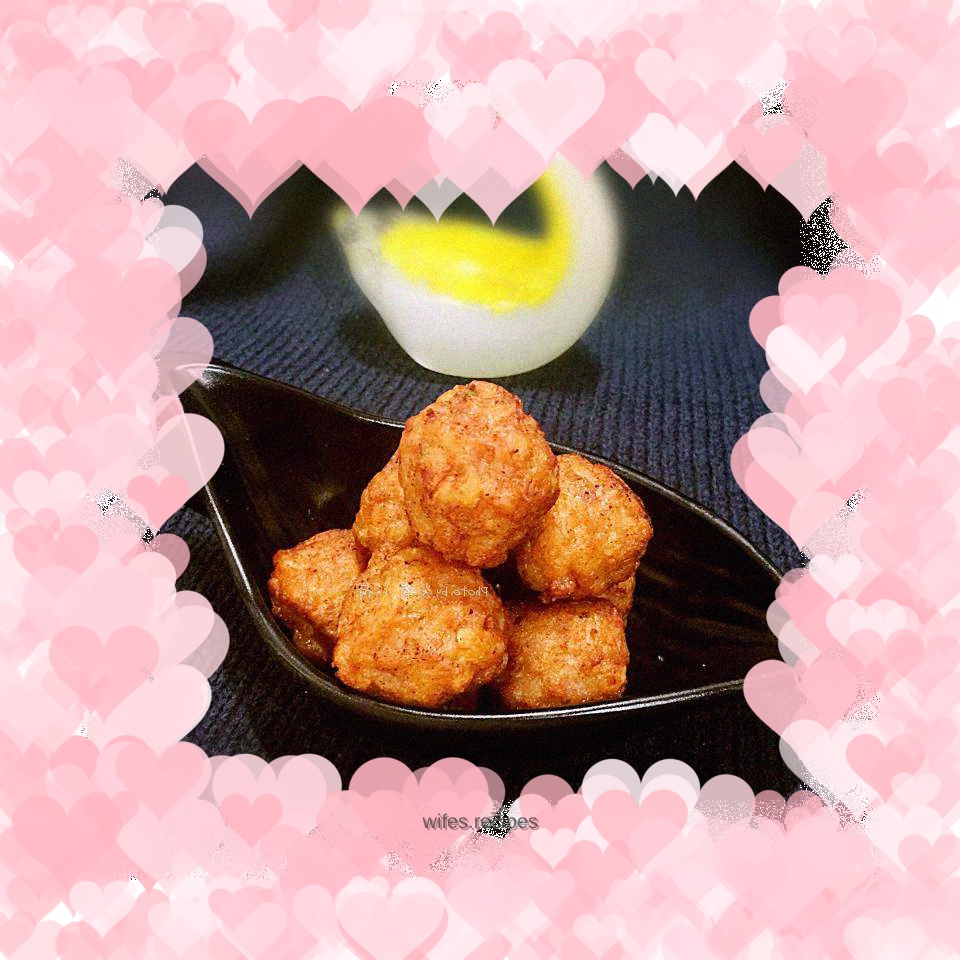 Fried potato meatballs