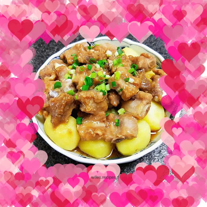 Pork Ribs and Steamed Potatoes