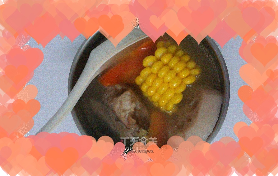 Carrot, Corn, Lotus Root and Bone Soup
