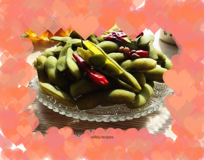 Spiced edamame