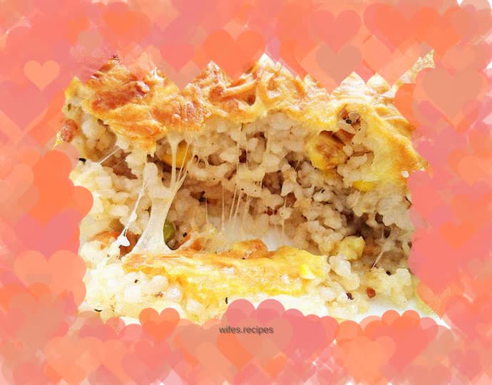 Bacon and Cheese Baked Rice