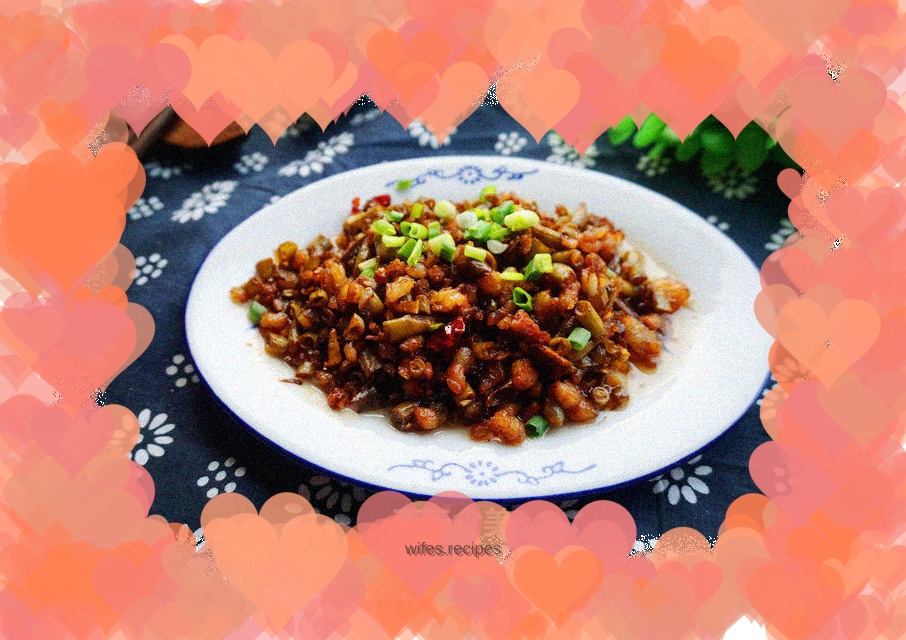 Minced Pork and Sour Cowpeas