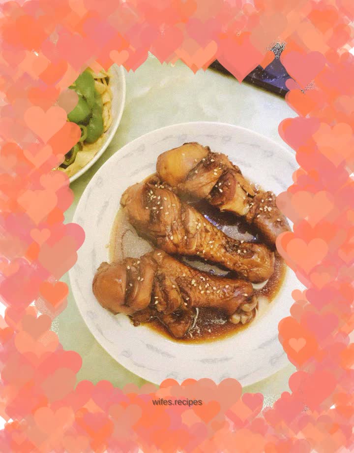 Braised chicken legs