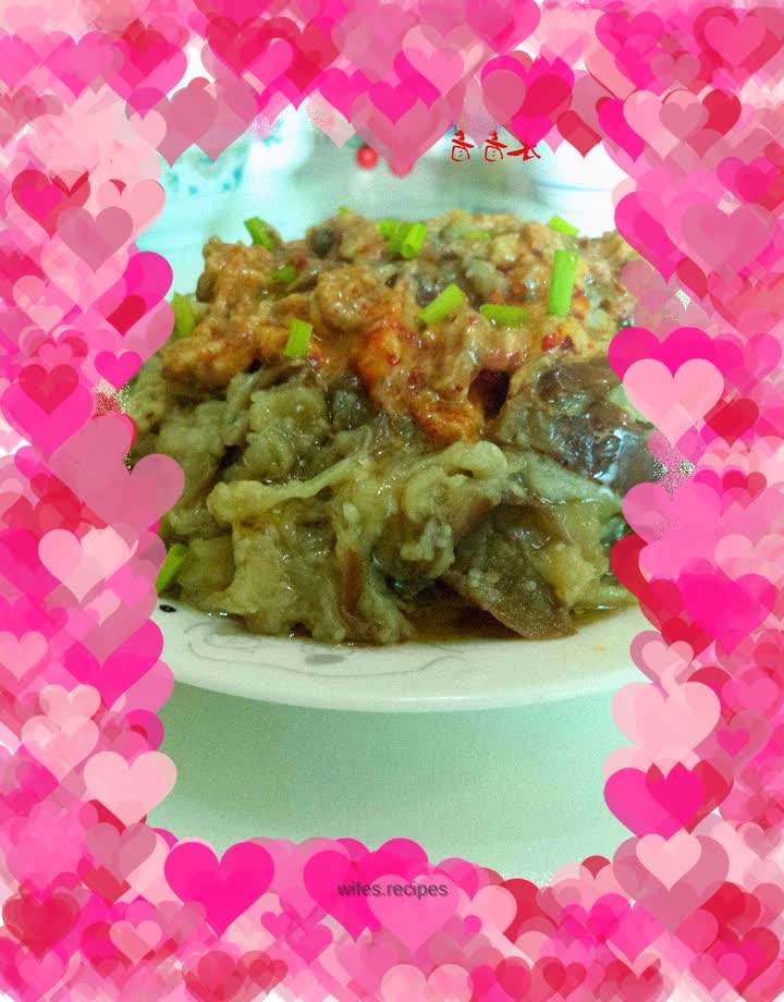 Fermented bean curd mixed with eggplant puree