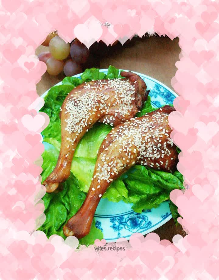 Sauce duck legs (bread machine version)