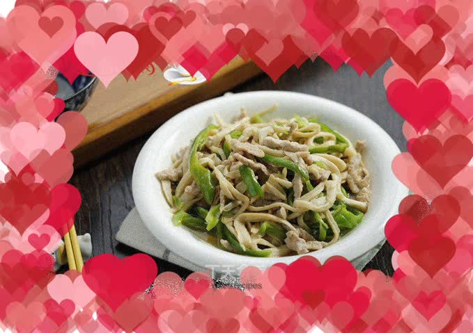 Shredded King Oyster Mushrooms in Oyster Sauce