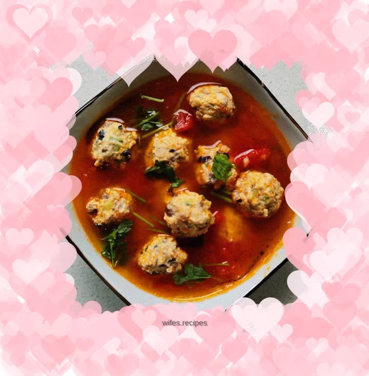 Tomato Chicken Meatballs