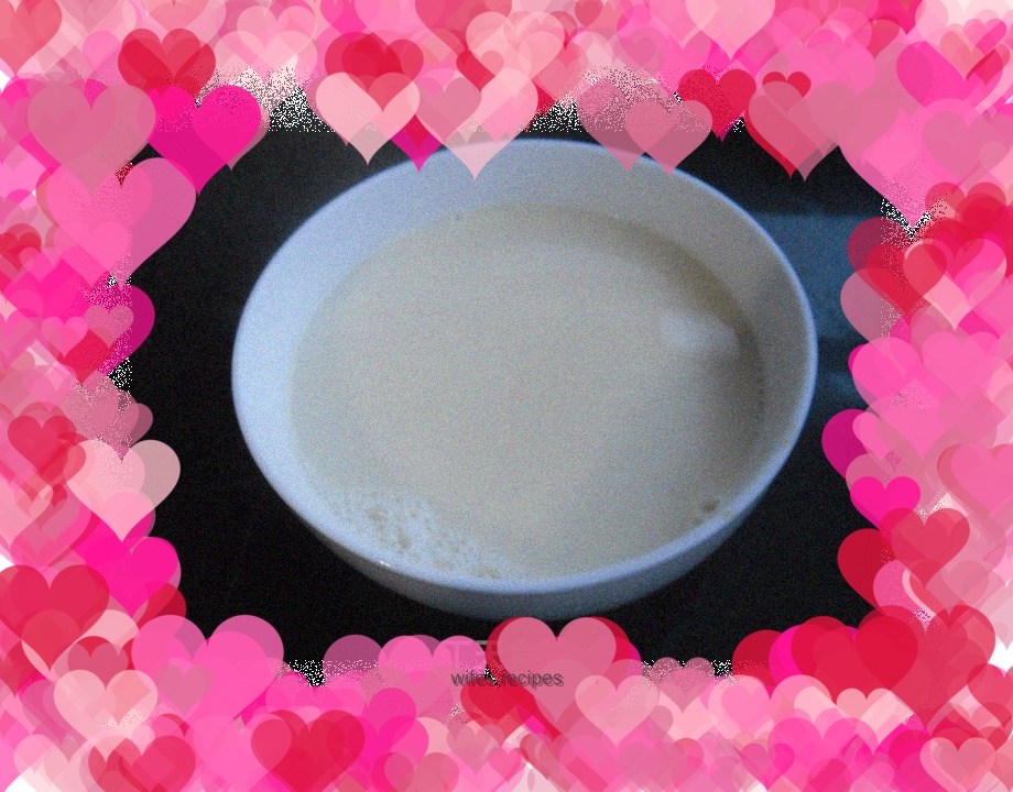 Peanut soy milk