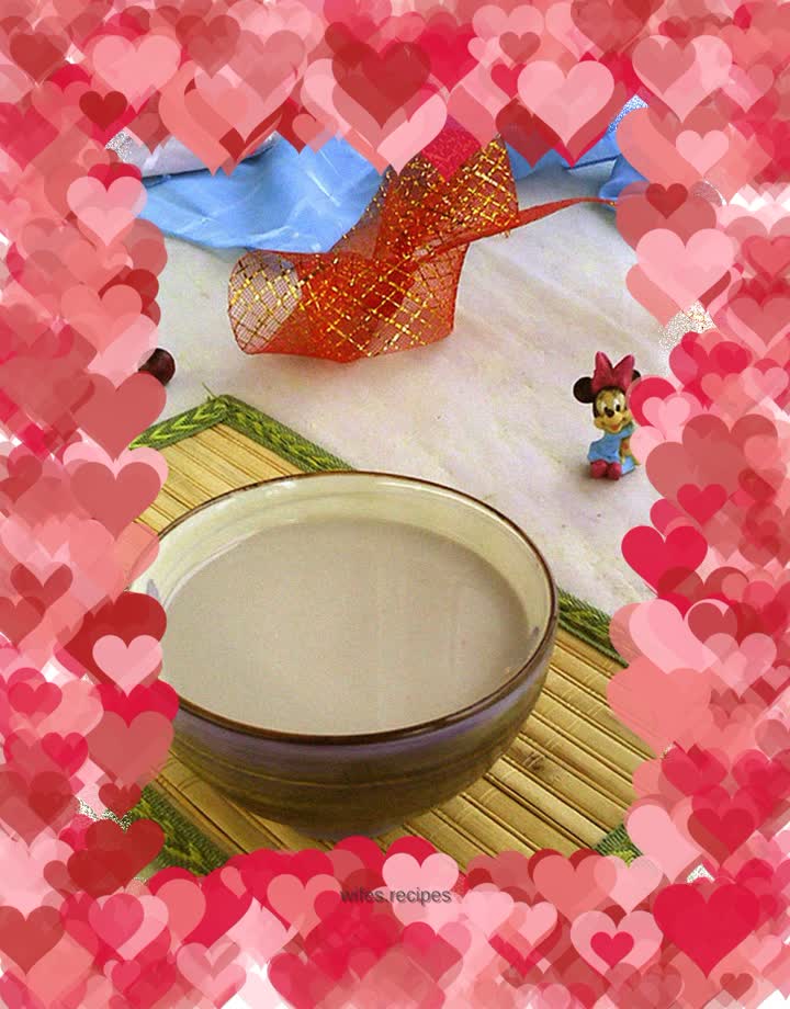 barley lotus seed soy milk