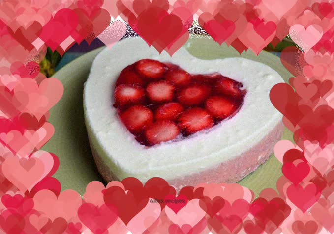 Strawberry mousse cake