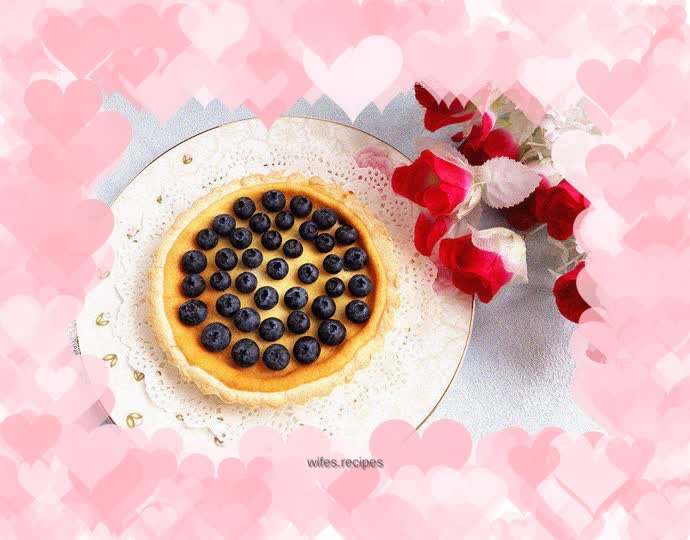 Blueberry Cheese Tart