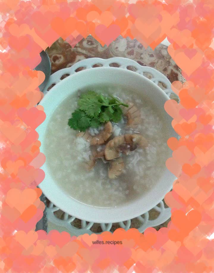 Make a simple and delicious breakfast---pork loin porridge