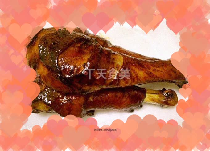 Grilled Chicken Legs with Honey Sauce