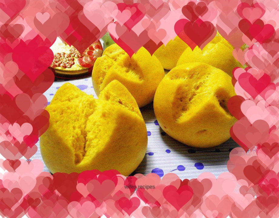 Pumpkin Blossom Steamed Buns