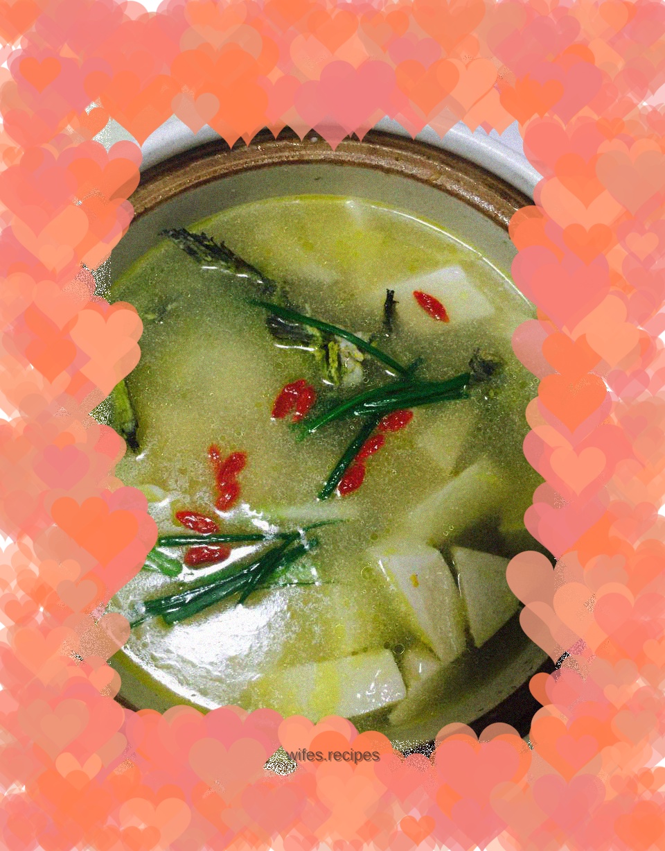 Home-cooked food - Angi fish and tofu soup