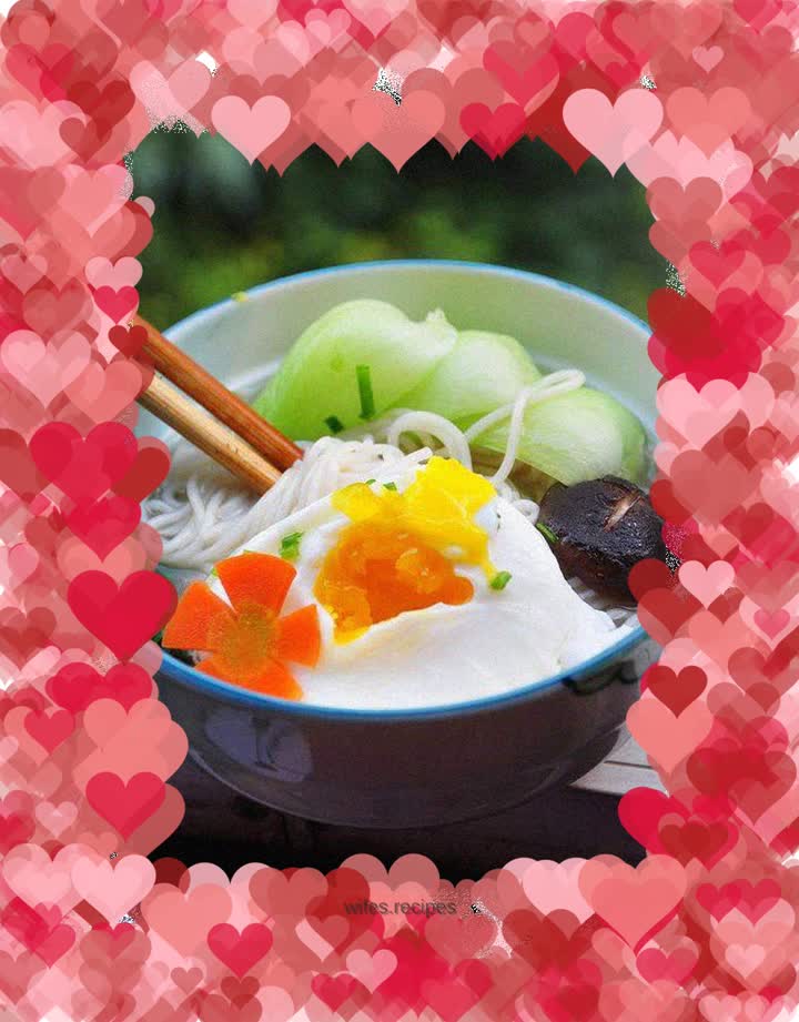 That warm and delicious bowl of chicken noodle soup in winter