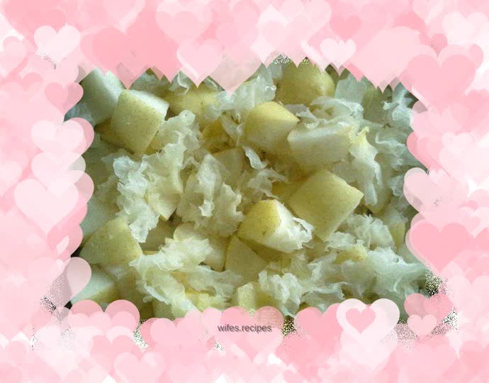 Rock Sugar Snow Pear Tremella Fungus