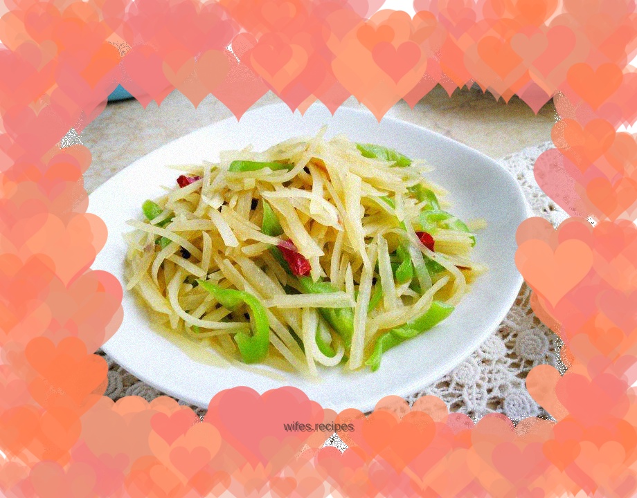 【Yantai】Green pepper and potato shreds