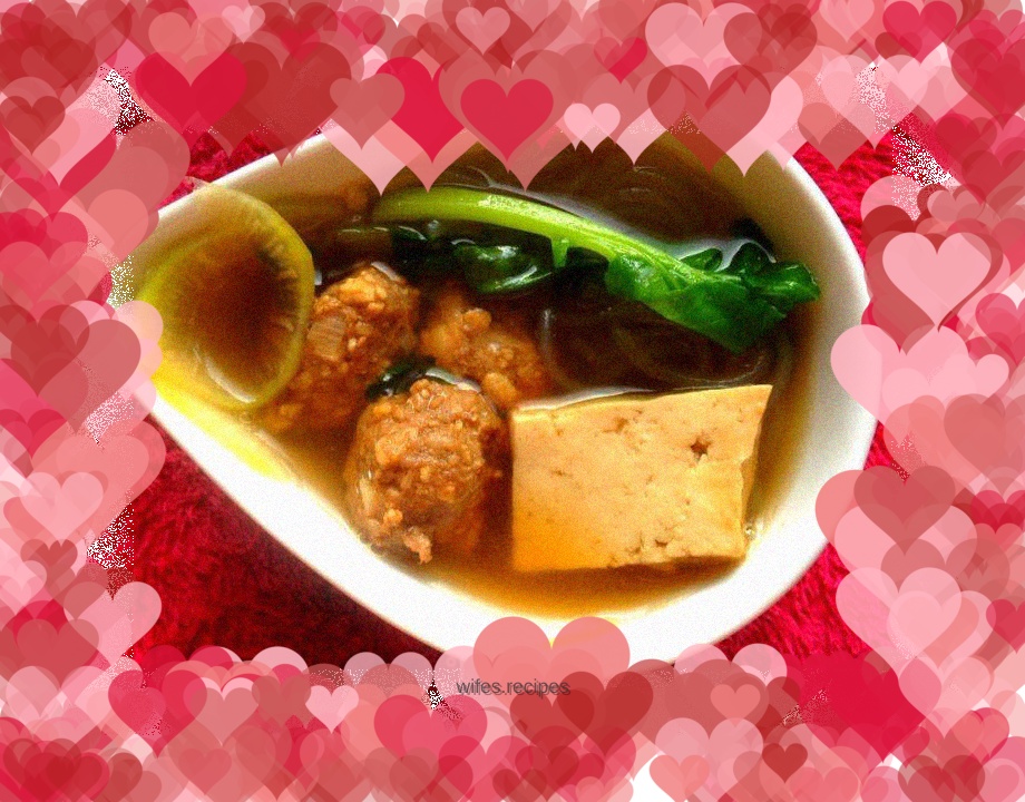 Meatball soup Xinjiang flavor