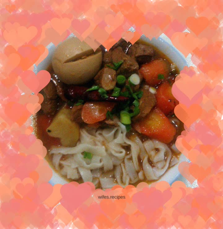 Delicious beef noodles