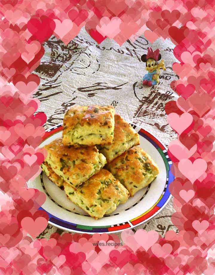 Salty Scones with Chives and Bacon