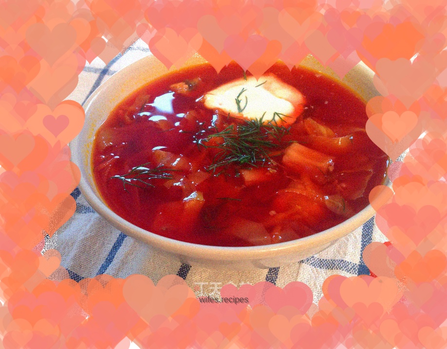 Russian beetroot soup