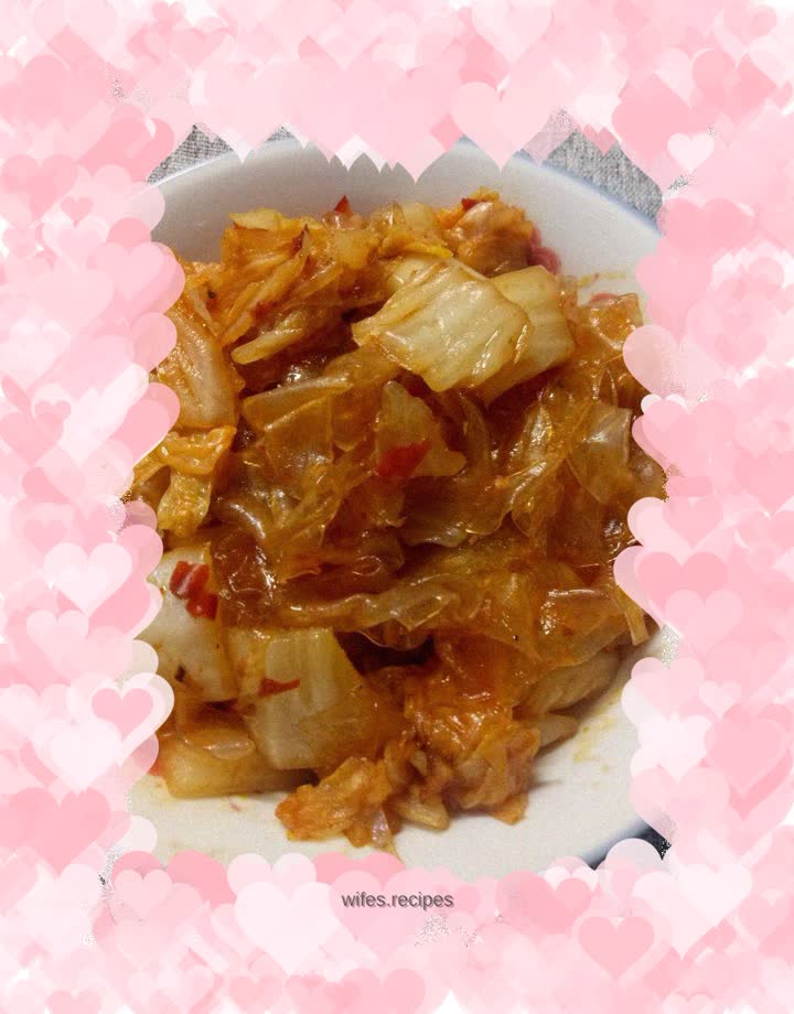 Spicy stir-fried vermicelli with cabbage