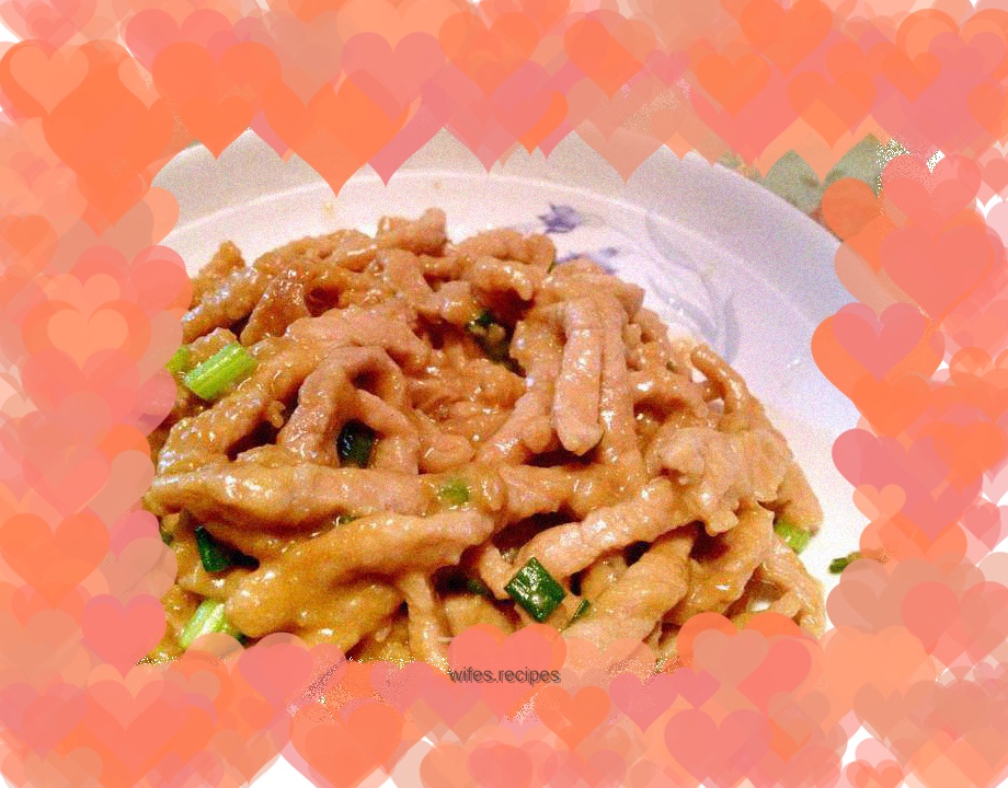 Fish-flavored shredded pork