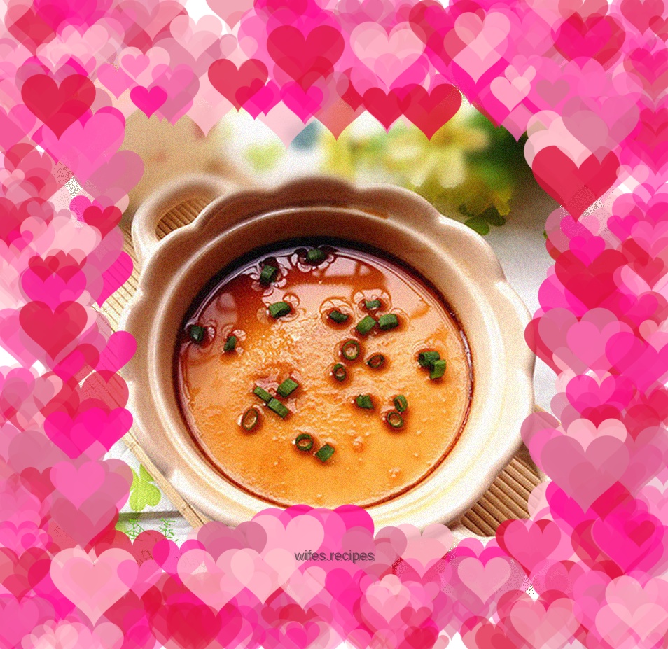 Simple and delicious---steamed egg custard