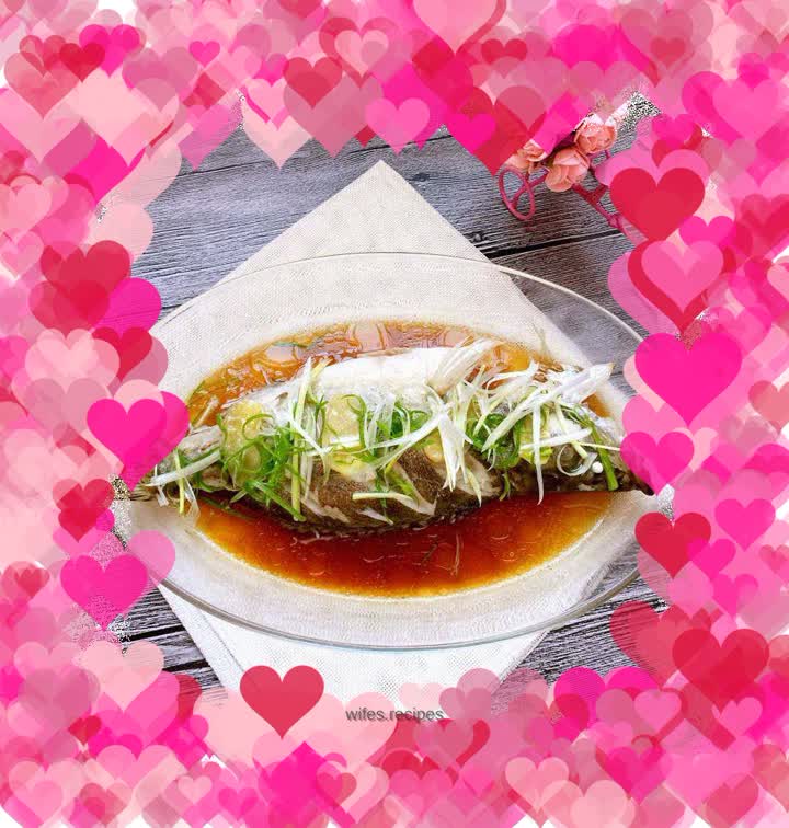 Steamed mandarin fish