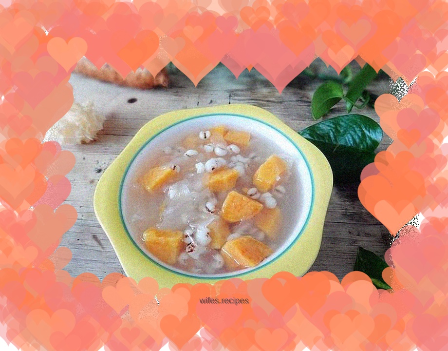 Tremella barley, sweet potato syrup