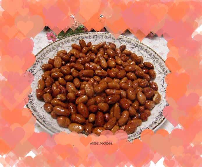 Fried peanuts