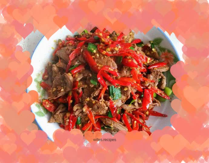 Stir-fried pork liver with pickled pepper