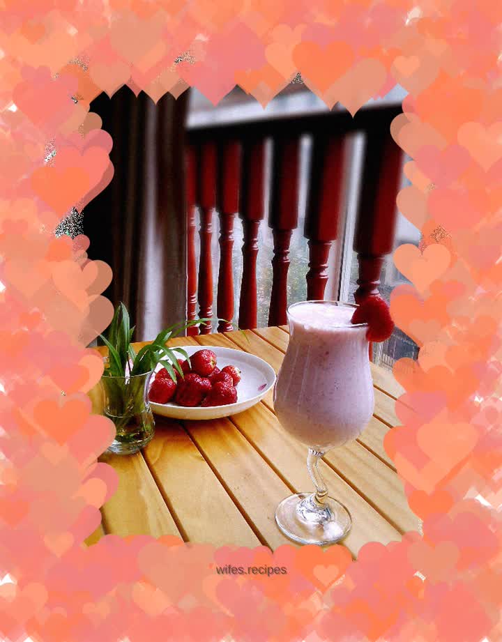 Strawberry milkshake