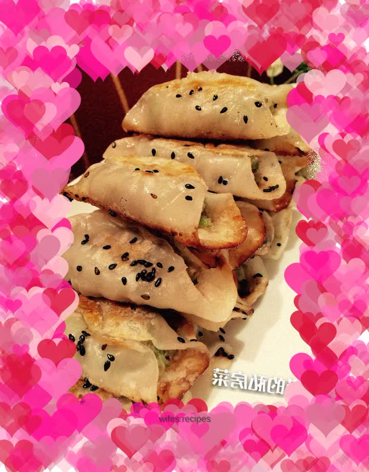 Beef and radish pot stickers