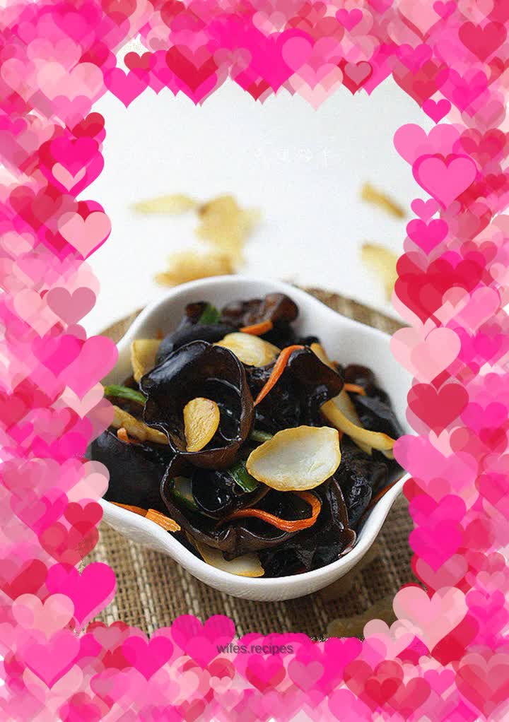 Stir-fried lily and black fungus