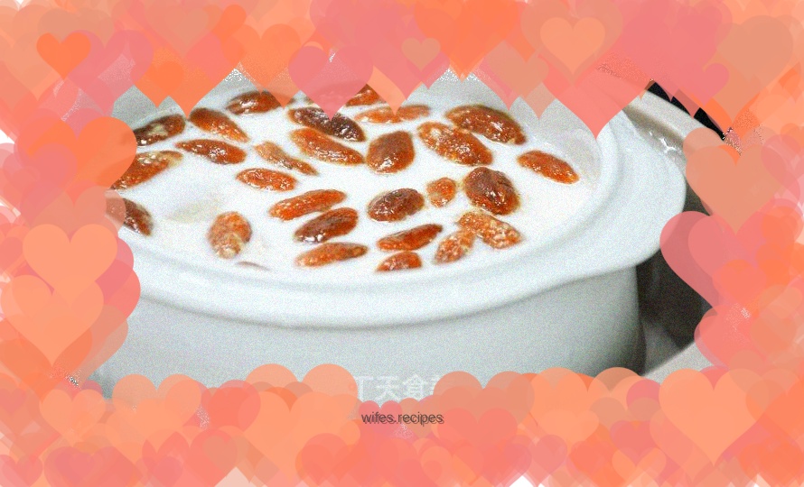 Fish maw stewed with milk