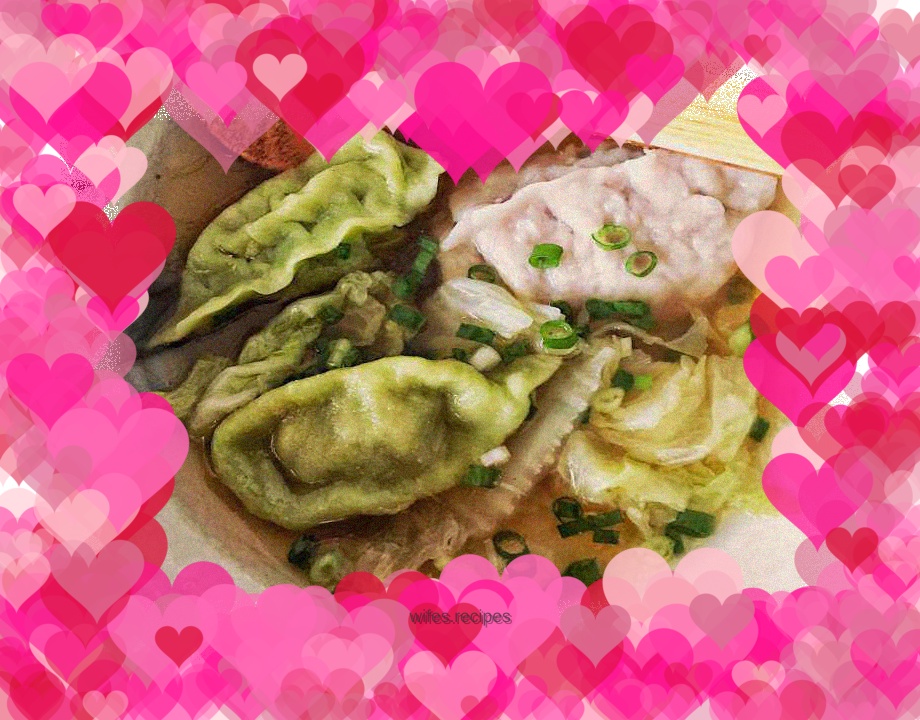 Dumplings with Green Sauce