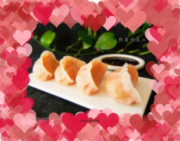 Dragon fruit skin dumplings