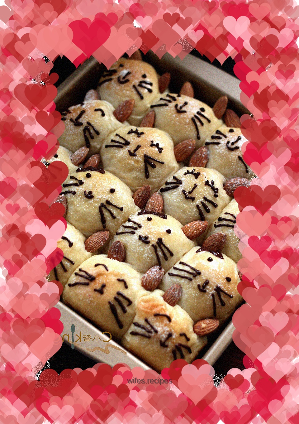 Cat version of squeeze bread