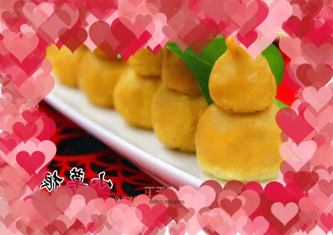 Milky cornmeal golden gourd