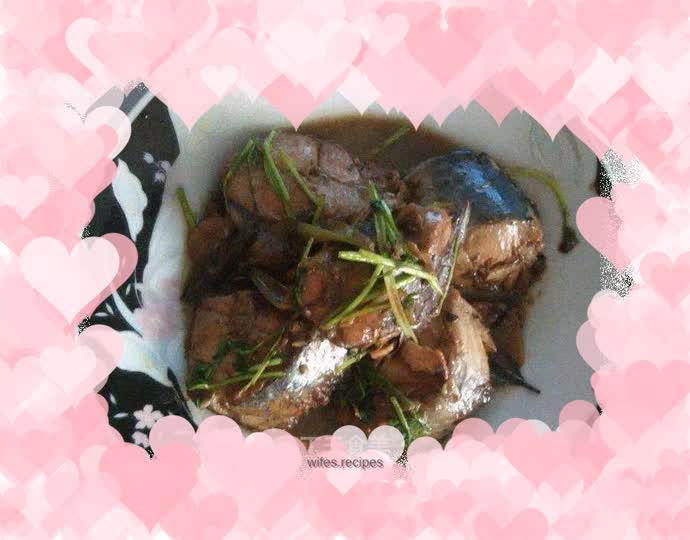 Braised Spanish Mackerel