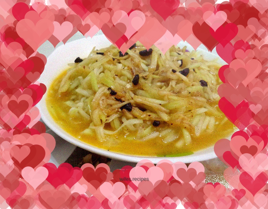 Black soy sauce melon