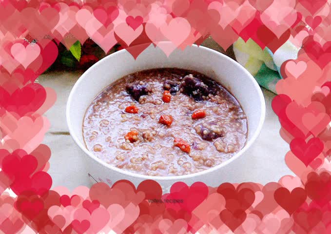 Sweet potato and millet porridge