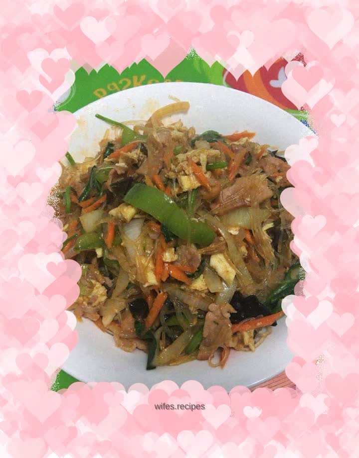 Korean Stir-fried Mixed Vegetables