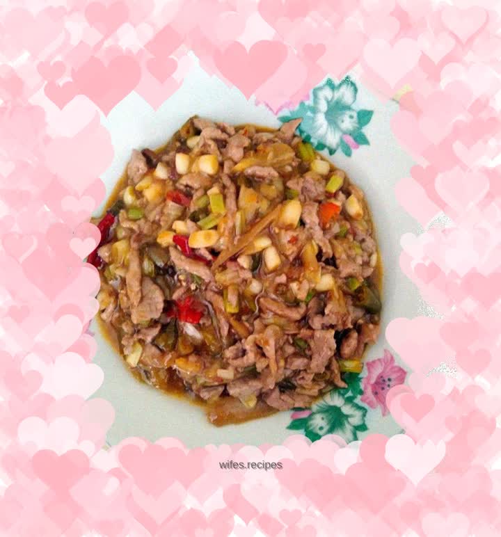 Fish-flavored shredded pork