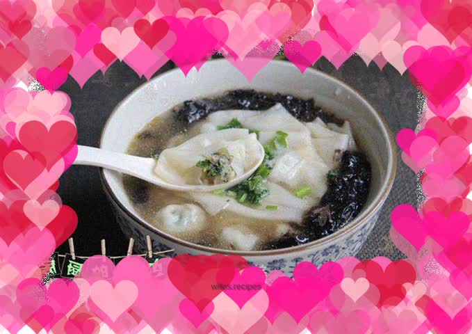 Shepherd's purse wontons