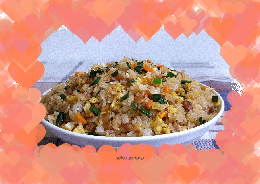 Fried rice with dried radish and egg